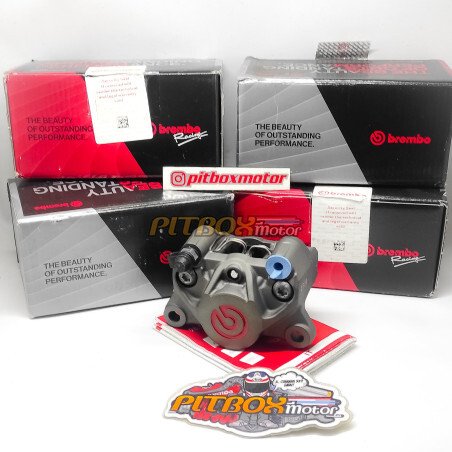 Brembo Racing Titanium Dark Grey Red Logo 34mm P34 P2 Rear Brake Caliper – New